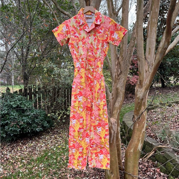 Big Bud Press Spring Rapture Short Sleeve Jumpsuit Size XS - Picture 2 of 8
